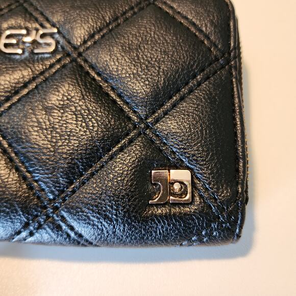 Joe's Jeans Black Diamond Quilted Wallet NWT - Picture 6 of 7
